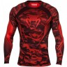 Компрессионная футболка Venum Camo Hero - Red