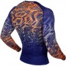 Компрессионная футболка Venum Tropical Blue/Orange L/S