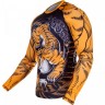 Рашгард Venum Tiger Rash Guard - Long Sleeves - Black/Orange